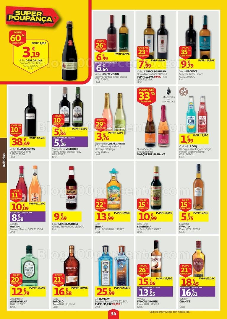 Antevisão Folheto AUCHAN Super Poupança Promoções de 3 a 9 setembro