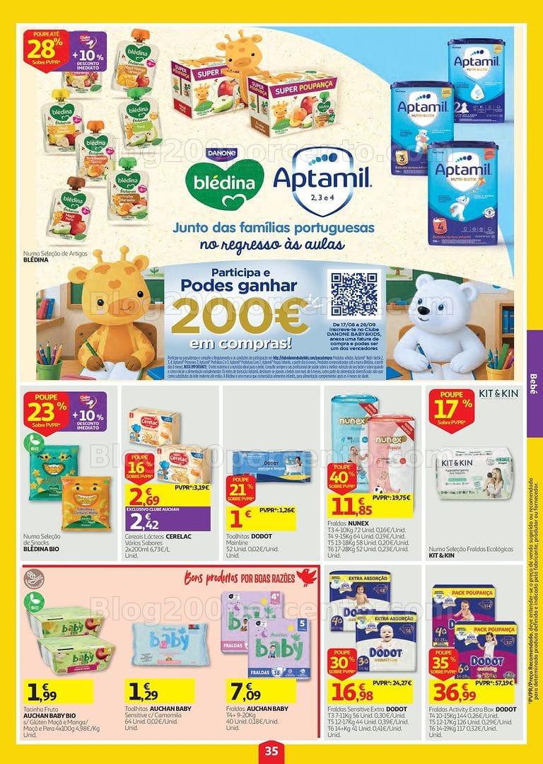 Antevisão Folheto AUCHAN Super Poupança Promoções de 3 a 9 setembro