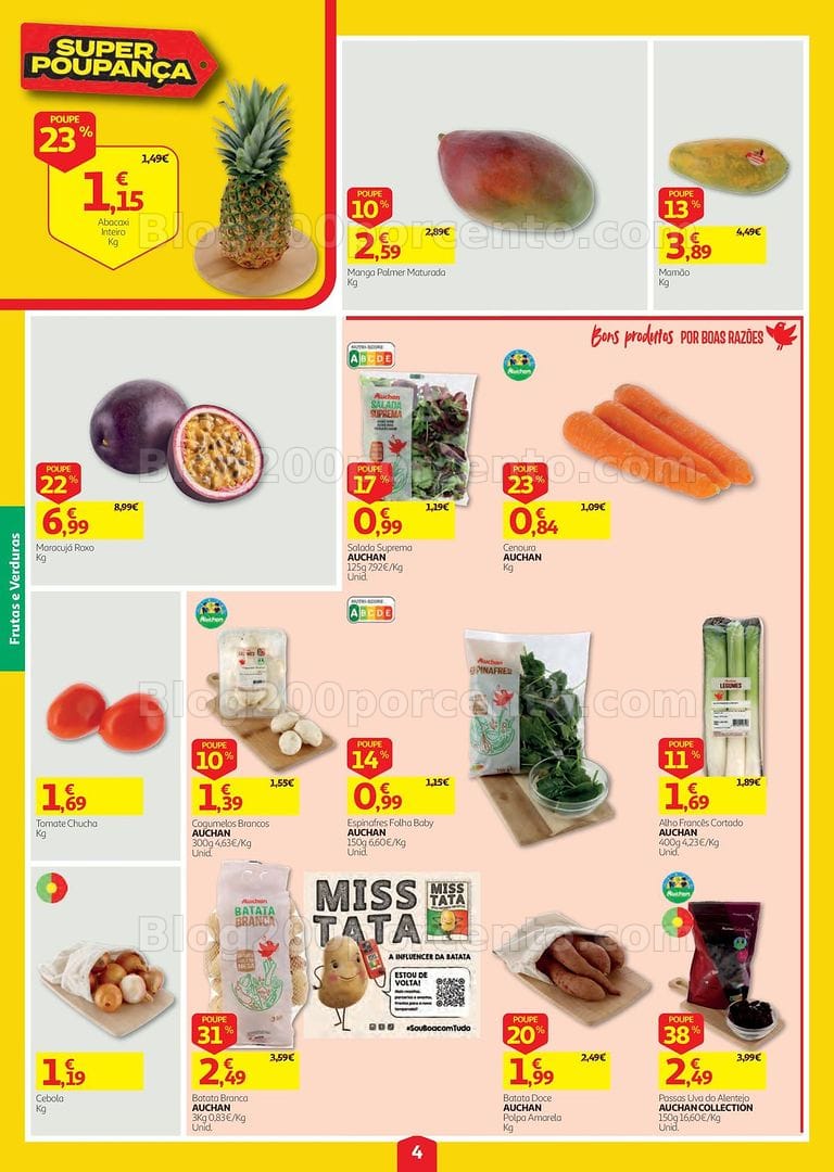 Antevisão Folheto AUCHAN Super Poupança Promoções de 3 a 9 setembro