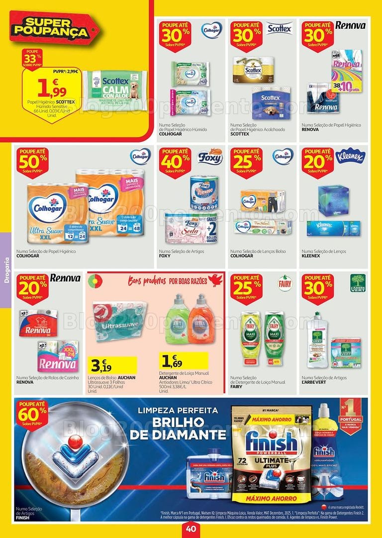 Antevisão Folheto AUCHAN Super Poupança Promoções de 3 a 9 setembro