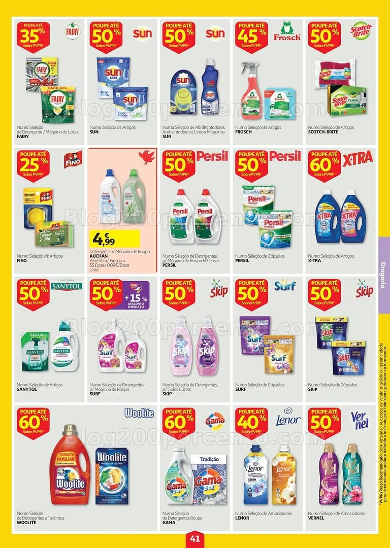Antevisão Folheto AUCHAN Super Poupança Promoções de 3 a 9 setembro