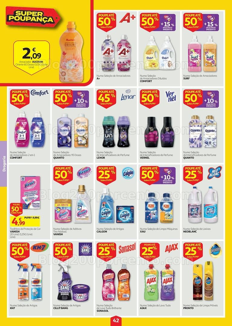Antevisão Folheto AUCHAN Super Poupança Promoções de 3 a 9 setembro