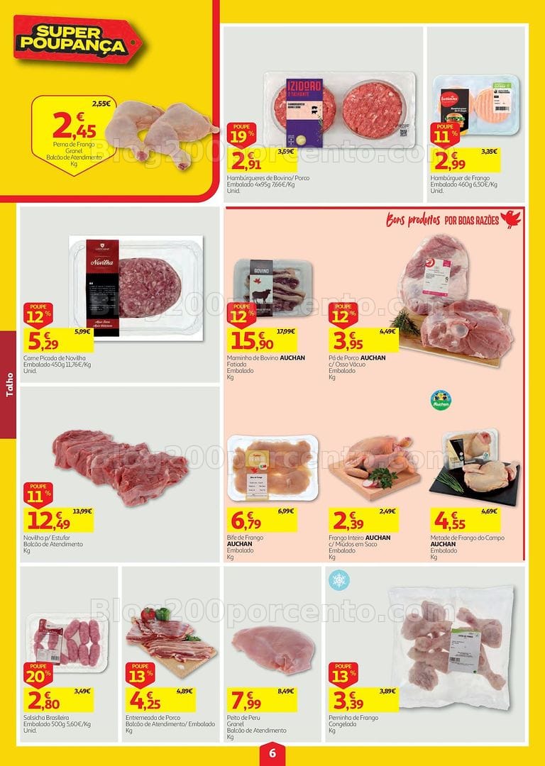 Antevisão Folheto AUCHAN Super Poupança Promoções de 3 a 9 setembro