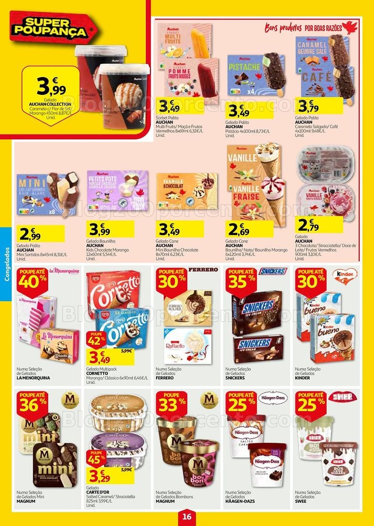 Antevisão Folheto AUCHAN Super Poupança Promoções de 17 a 23 setembro
