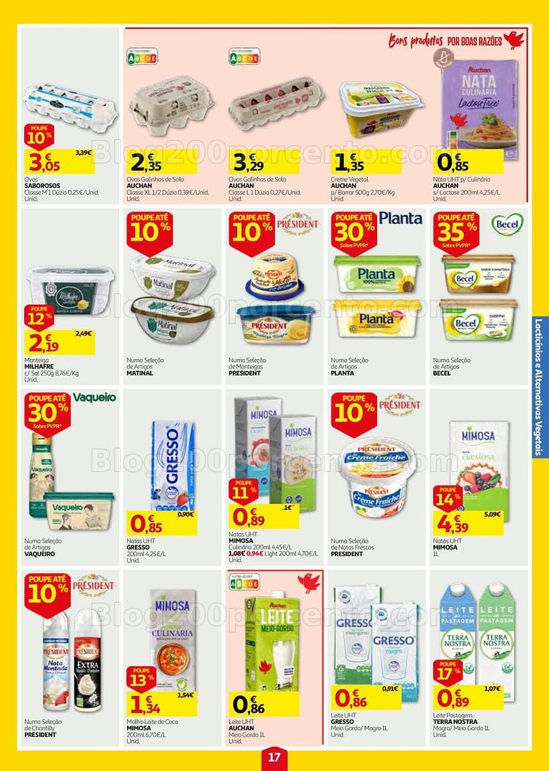 Antevisão Folheto AUCHAN Super Poupança Promoções de 17 a 23 setembro
