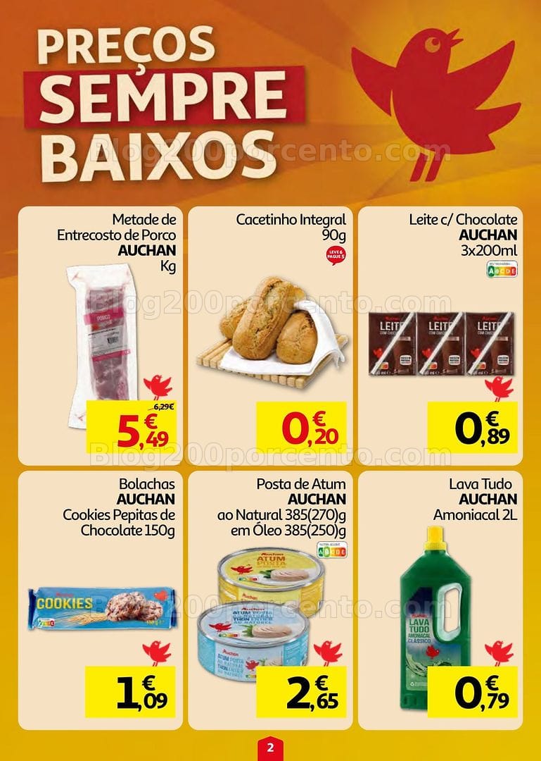 Antevisão Folheto AUCHAN Super Poupança Promoções de 17 a 23 setembro