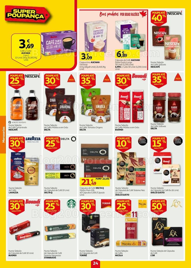 Antevisão Folheto AUCHAN Super Poupança Promoções de 17 a 23 setembro