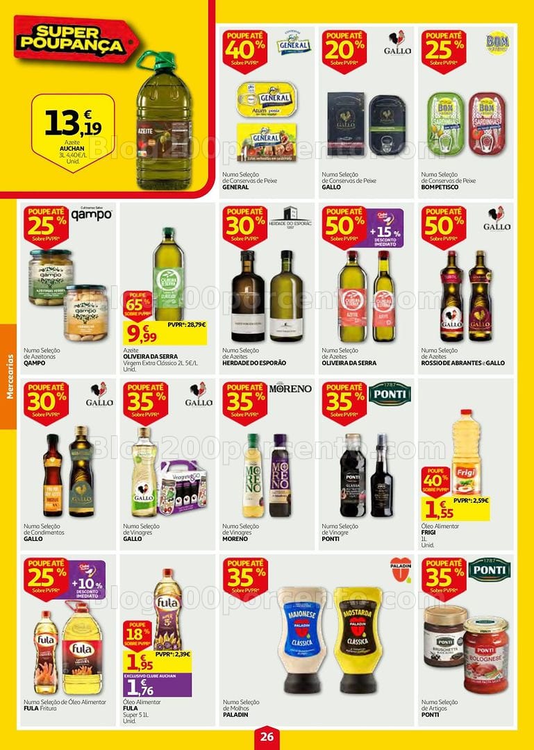 Antevisão Folheto AUCHAN Super Poupança Promoções de 17 a 23 setembro