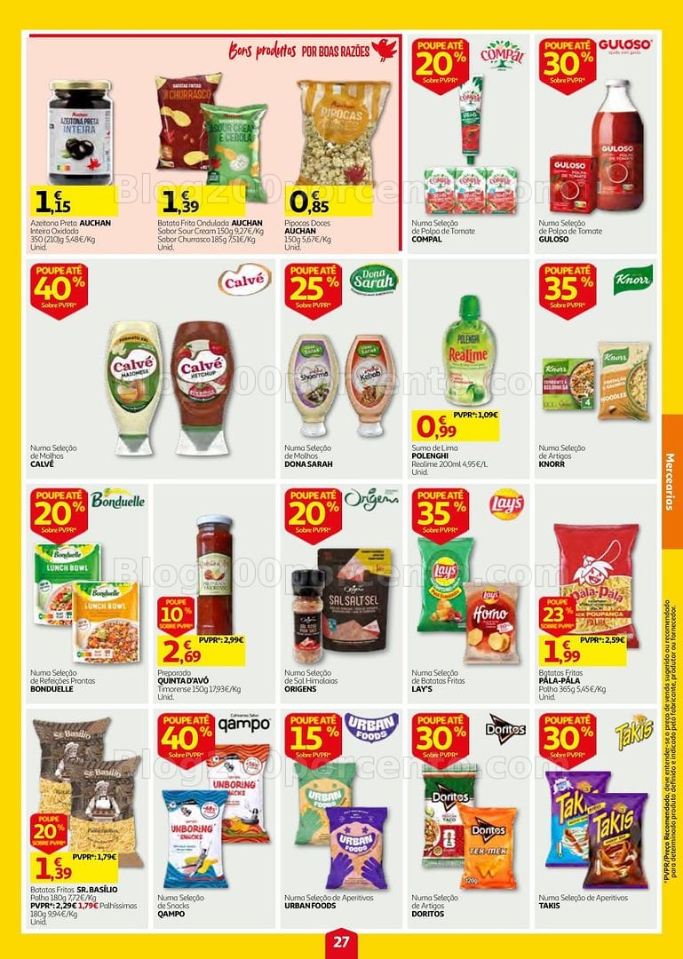 Antevisão Folheto AUCHAN Super Poupança Promoções de 17 a 23 setembro
