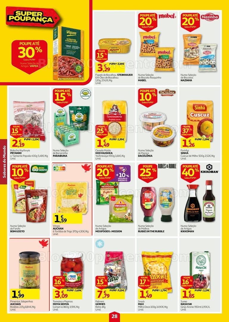 Antevisão Folheto AUCHAN Super Poupança Promoções de 17 a 23 setembro