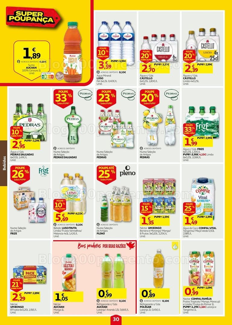 Antevisão Folheto AUCHAN Super Poupança Promoções de 17 a 23 setembro