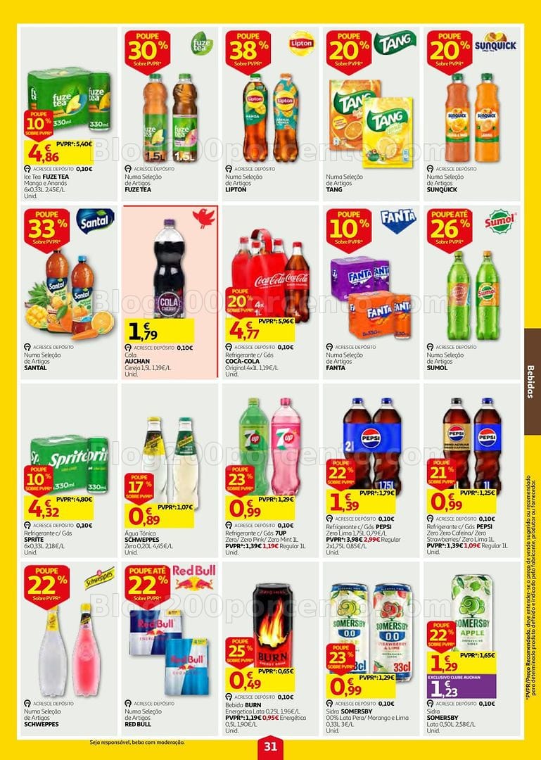 Antevisão Folheto AUCHAN Super Poupança Promoções de 17 a 23 setembro