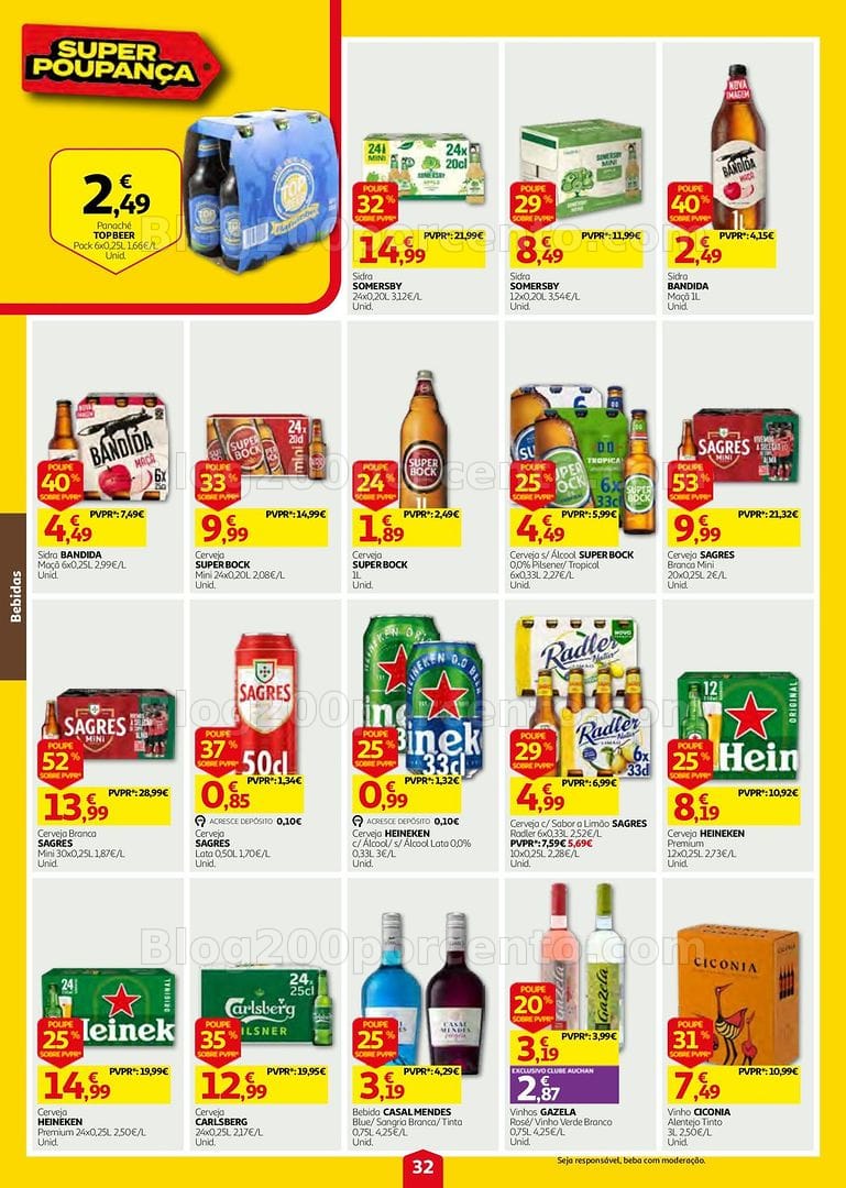 Antevisão Folheto AUCHAN Super Poupança Promoções de 17 a 23 setembro