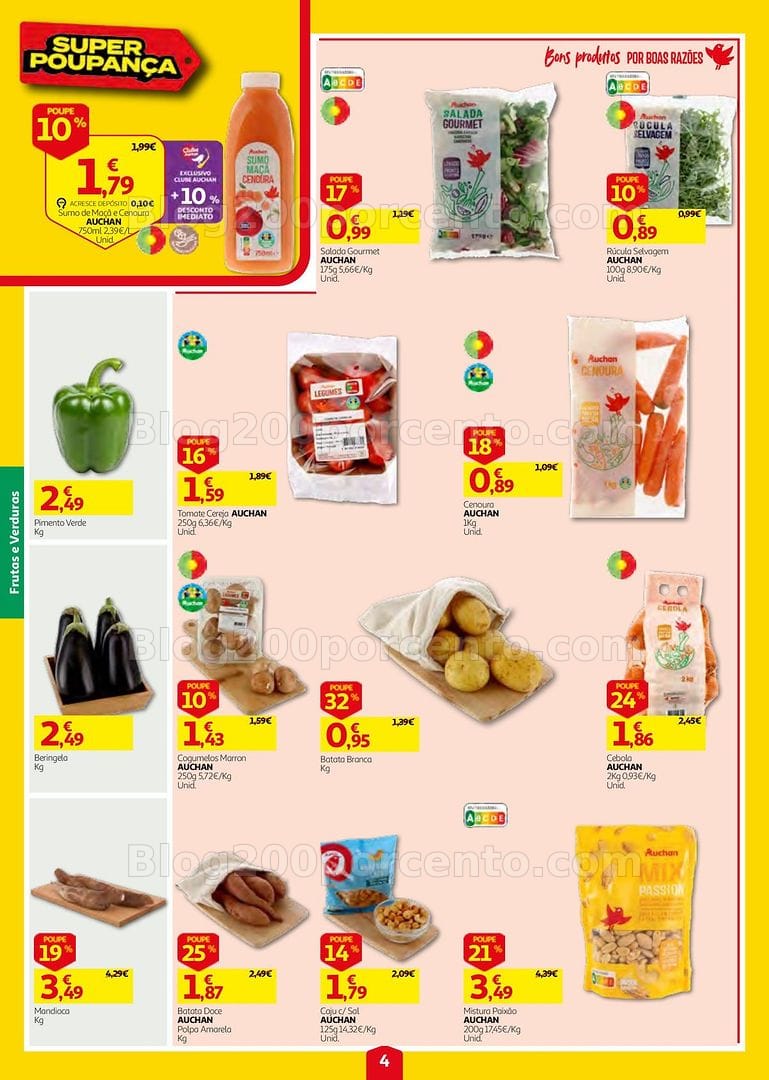 Antevisão Folheto AUCHAN Super Poupança Promoções de 17 a 23 setembro