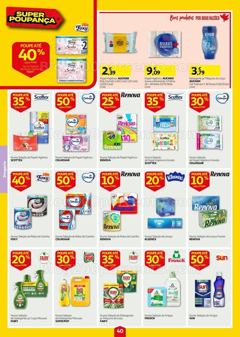Antevisão Folheto AUCHAN Super Poupança Promoções de 17 a 23 setembro