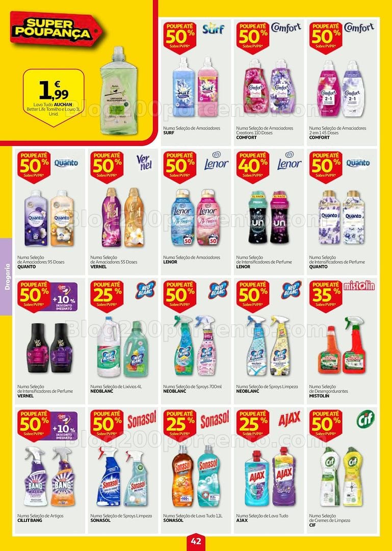 Antevisão Folheto AUCHAN Super Poupança Promoções de 17 a 23 setembro