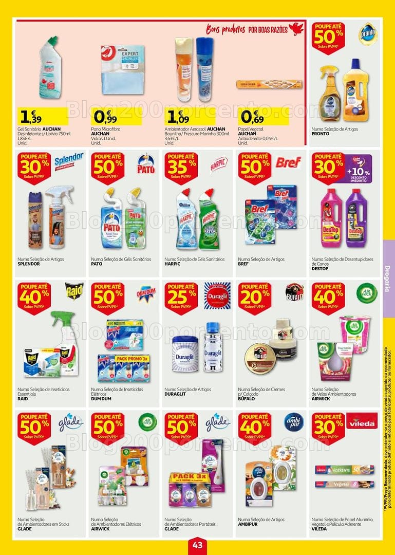 Antevisão Folheto AUCHAN Super Poupança Promoções de 17 a 23 setembro
