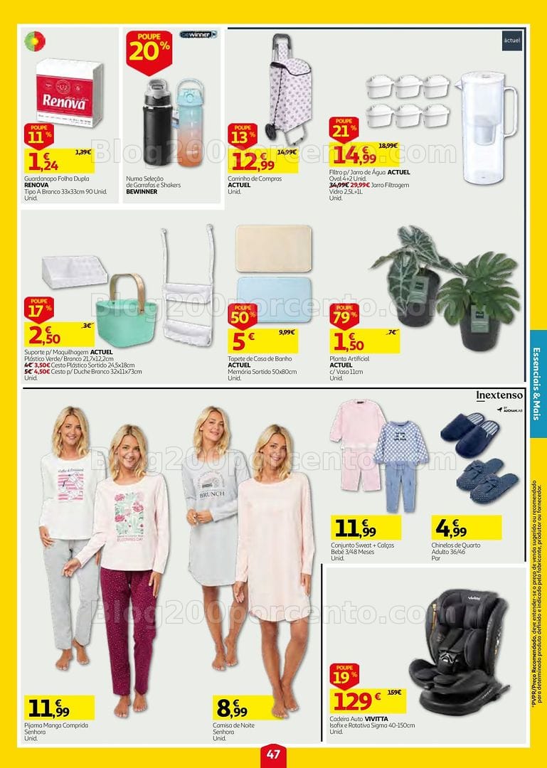 Antevisão Folheto AUCHAN Bazar Super Poupança Promoções de 17 a 23 setembro