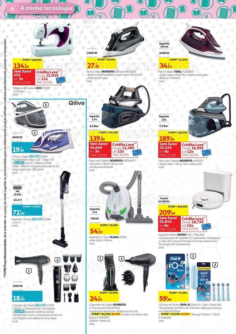 Antevisão Folheto AUCHAN Tecnologia Promoções de 4 a 21 setembro