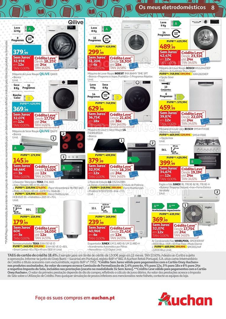 Antevisão Folheto AUCHAN Tecnologia Promoções de 4 a 21 setembro