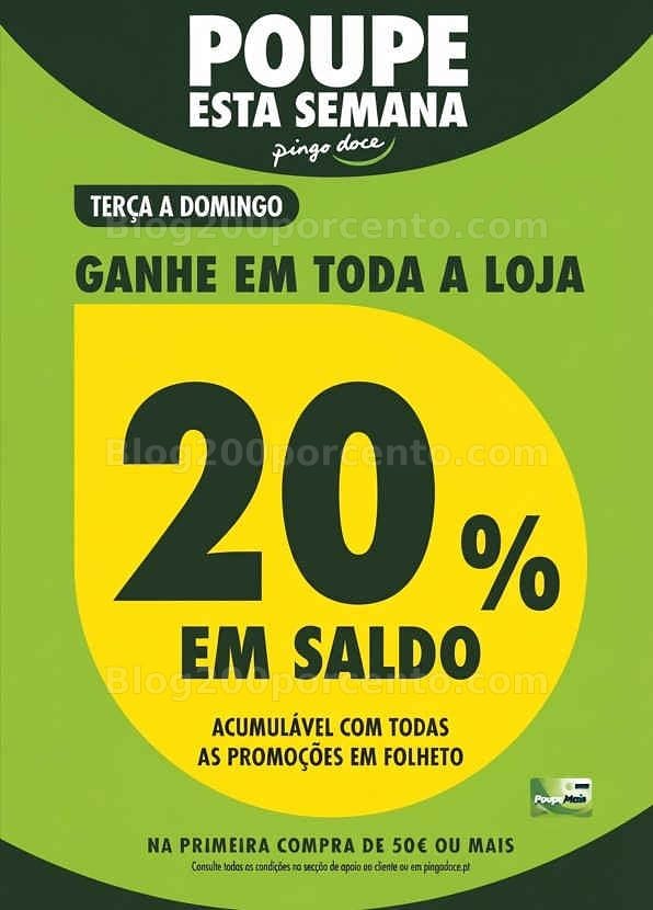 ALERTA - Antevisão 20% desconto PING DOCE Promoções de terça a domingo - 15 a 20 setembro