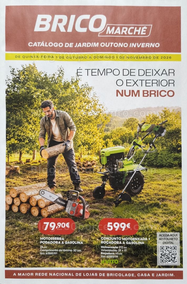 Antevisão Folheto BRICOMARCHÉ Promoções de 1 outubro a 1 novembro