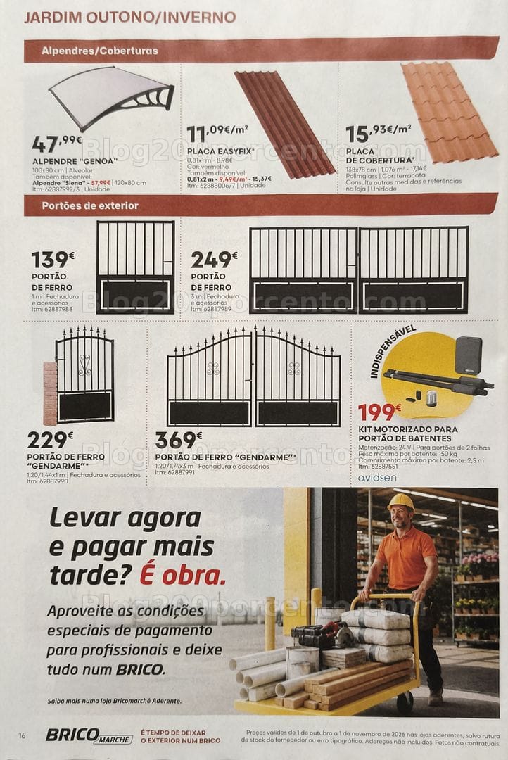 Antevisão Folheto BRICOMARCHÉ Promoções de 1 outubro a 1 novembro