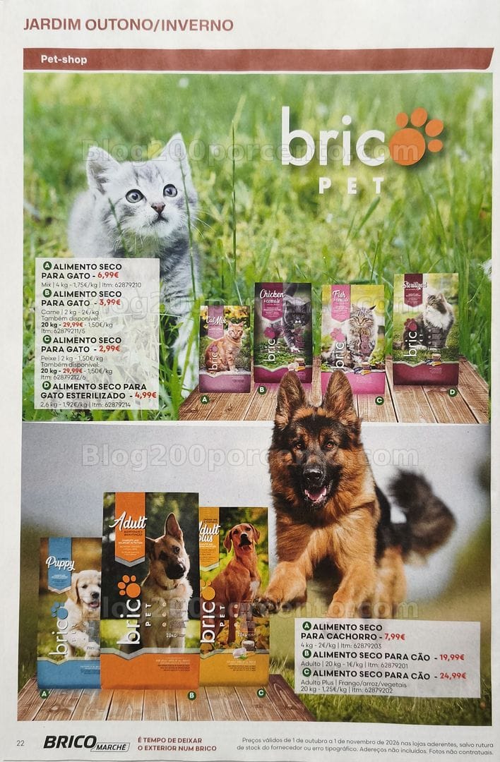 Antevisão Folheto BRICOMARCHÉ Promoções de 1 outubro a 1 novembro