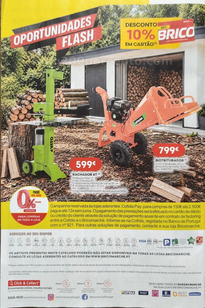 Antevisão Folheto BRICOMARCHÉ Promoções de 1 outubro a 1 novembro