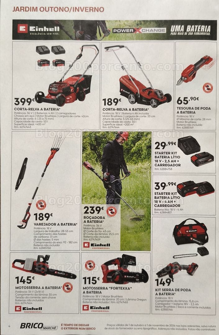 Antevisão Folheto BRICOMARCHÉ Promoções de 1 outubro a 1 novembro