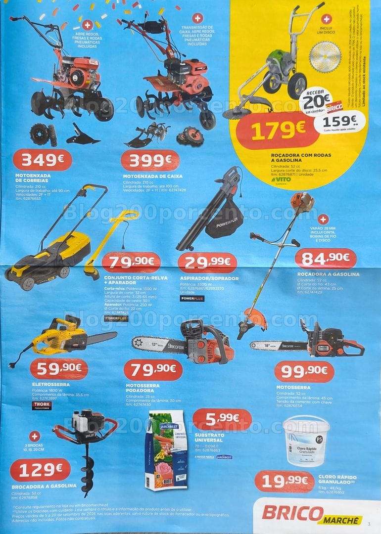 Antevisão Folheto BRICOMARCHÉ Promoções de 5 a 20 setembro