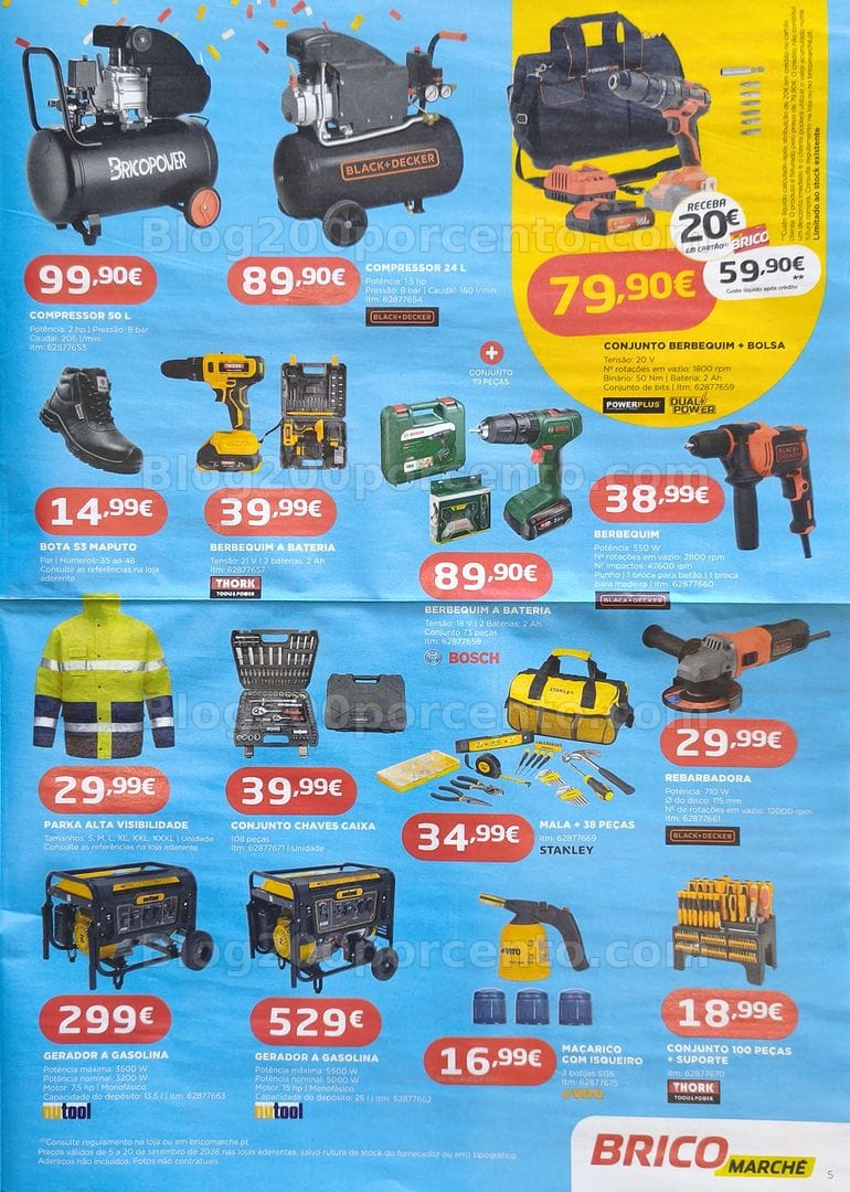 Antevisão Folheto BRICOMARCHÉ Promoções de 5 a 20 setembro