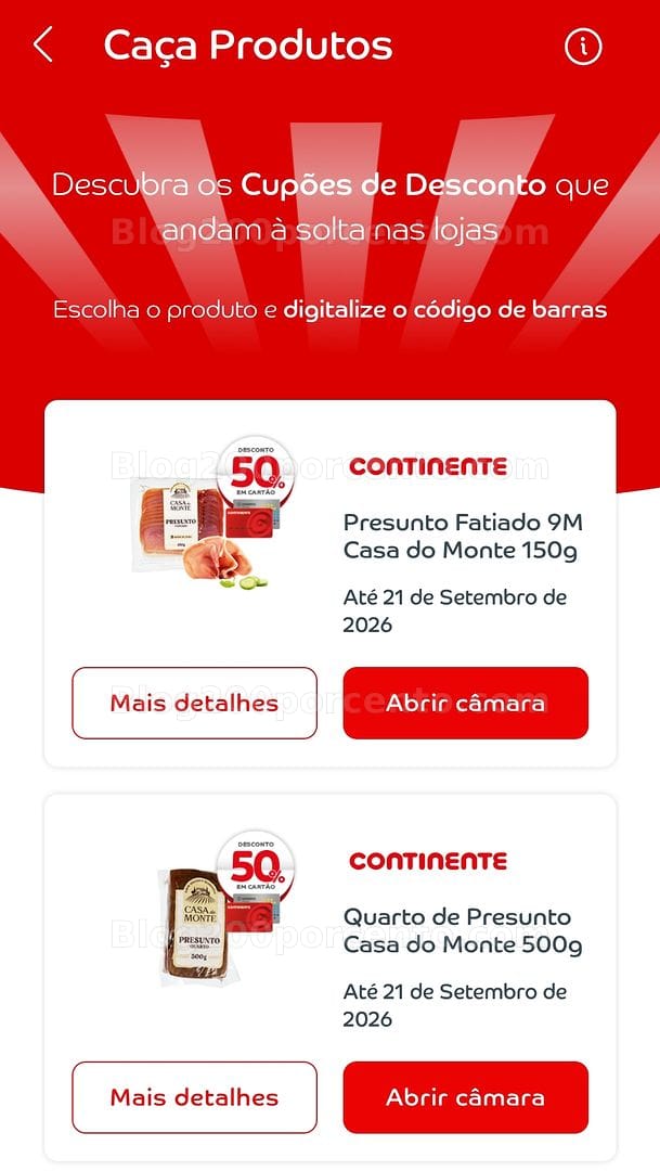 ALERTA - Novos Caça Produtos CONTINENTE Promoções de 8 a 21 setembro