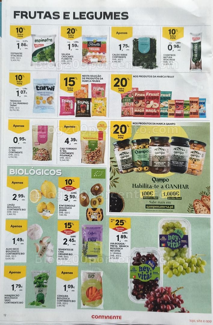Antevisão Folheto CONTINENTE Promoções de 22 a 28 setembro