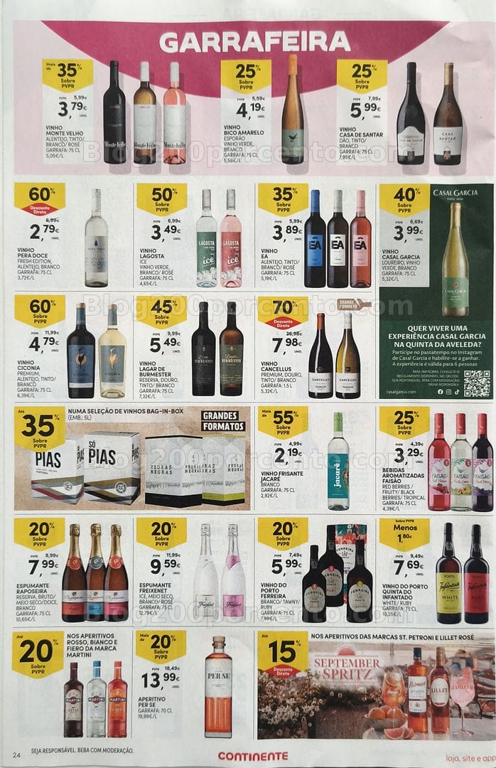 Antevisão Folheto CONTINENTE Promoções de 22 a 28 setembro