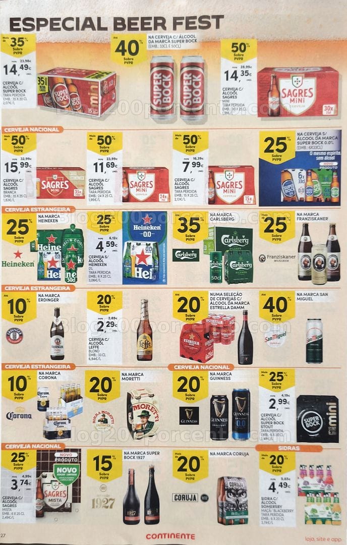 Antevisão Folheto CONTINENTE Promoções de 22 a 28 setembro