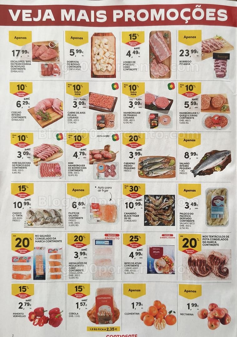 Antevisão Folheto CONTINENTE Promoções Fim de Semana - 11 a 14 setembro