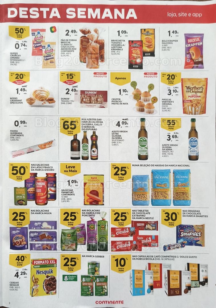 Antevisão Folheto CONTINENTE Promoções Fim de Semana - 18 a 21 setembro