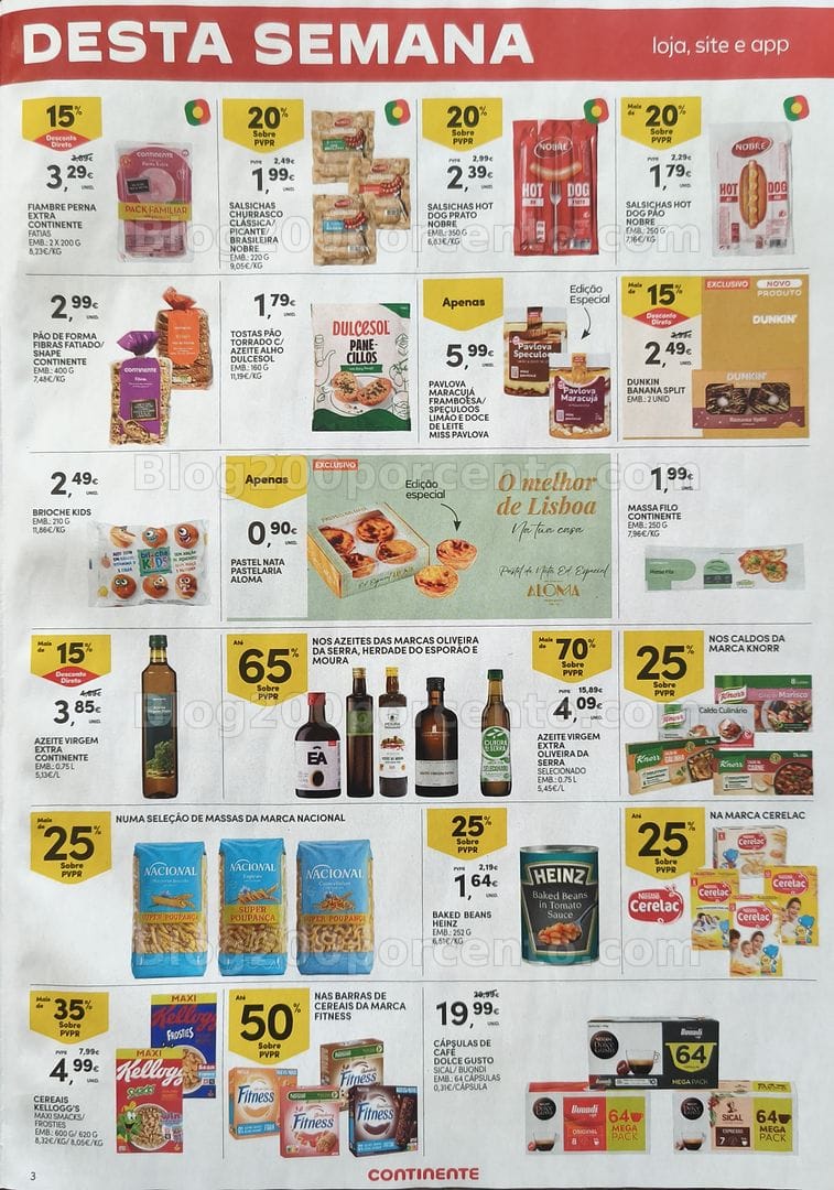 Antevisão Folheto CONTINENTE Promoções Fim de Semana - 25 a 28 setembro