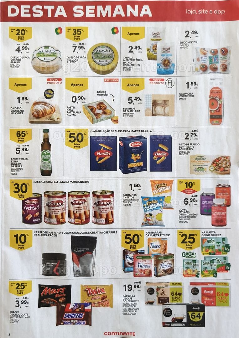 Antevisão Folheto CONTINENTE Promoções Fim de Semana - 4 a 7 setembro
