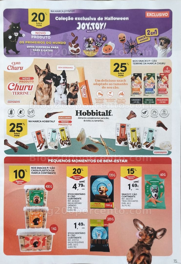 Antevisão Folheto CONTINENTE Feira Animal Promoções de 29 setembro a 18 outubro