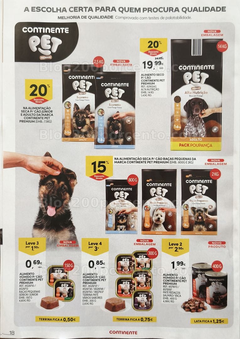 Antevisão Folheto CONTINENTE Feira Animal Promoções de 29 setembro a 18 outubro