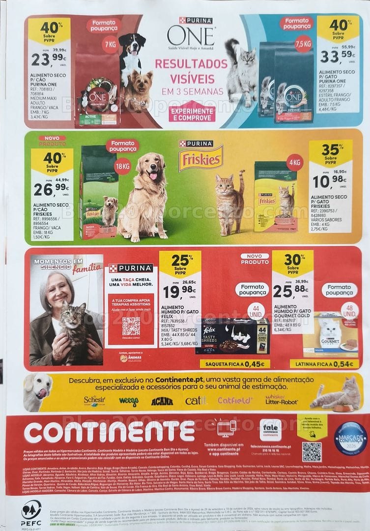 Antevisão Folheto CONTINENTE Feira Animal Promoções de 29 setembro a 18 outubro