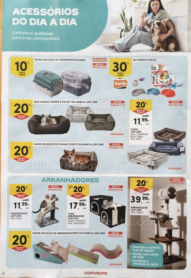 Antevisão Folheto CONTINENTE Feira Animal Promoções de 29 setembro a 18 outubro