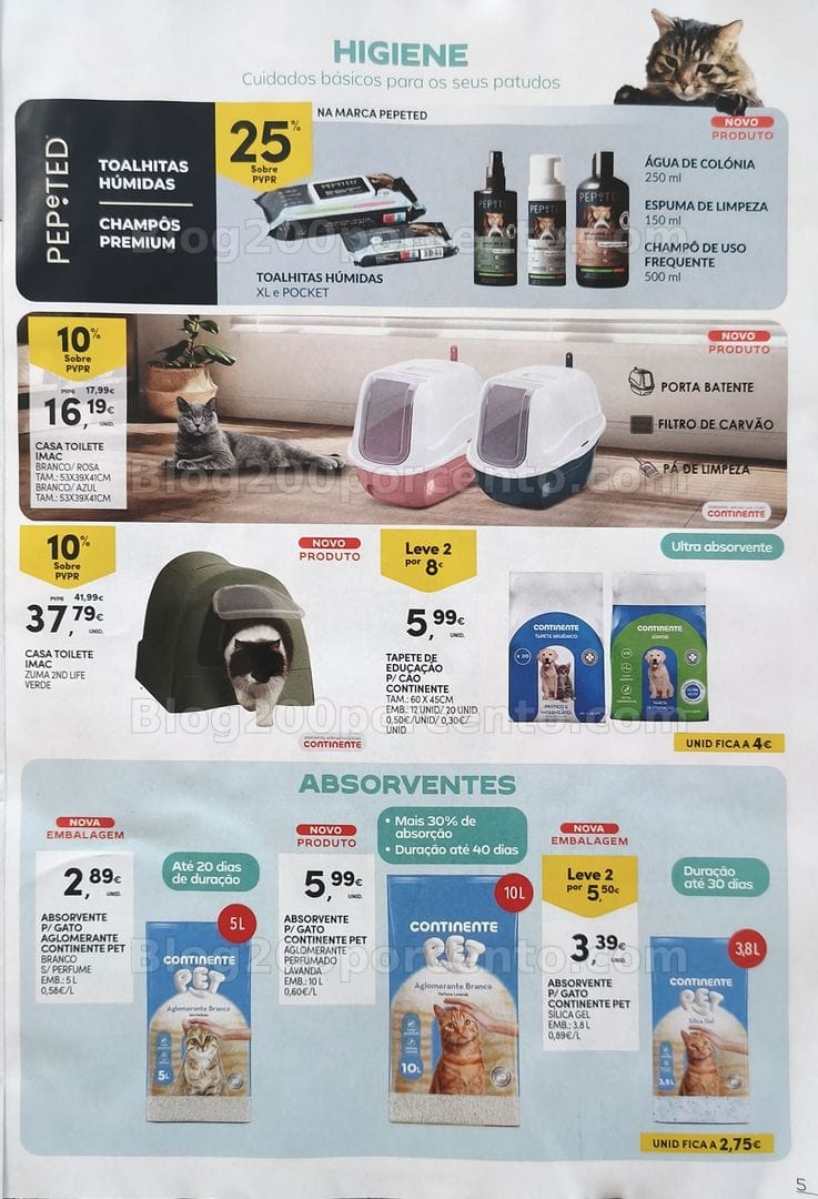Antevisão Folheto CONTINENTE Feira Animal Promoções de 29 setembro a 18 outubro