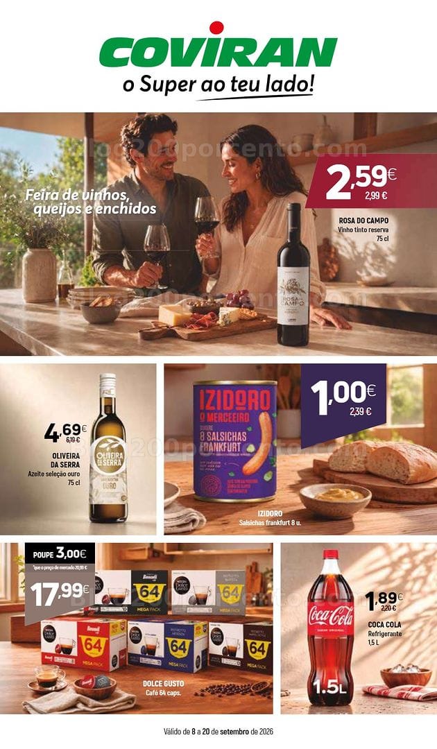 Antevisão Folheto COVIRAN Promoções de 8 a 20 setembro
