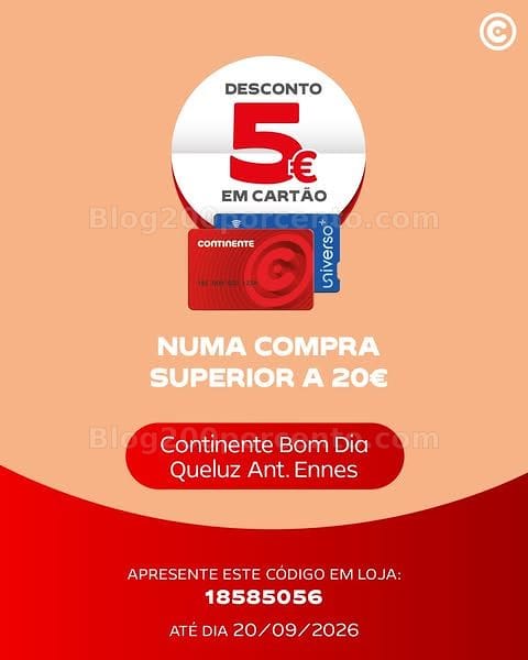 ALERTA - Novos cupões de desconto CONTINENTE Promoções de 14 a 20 setembro