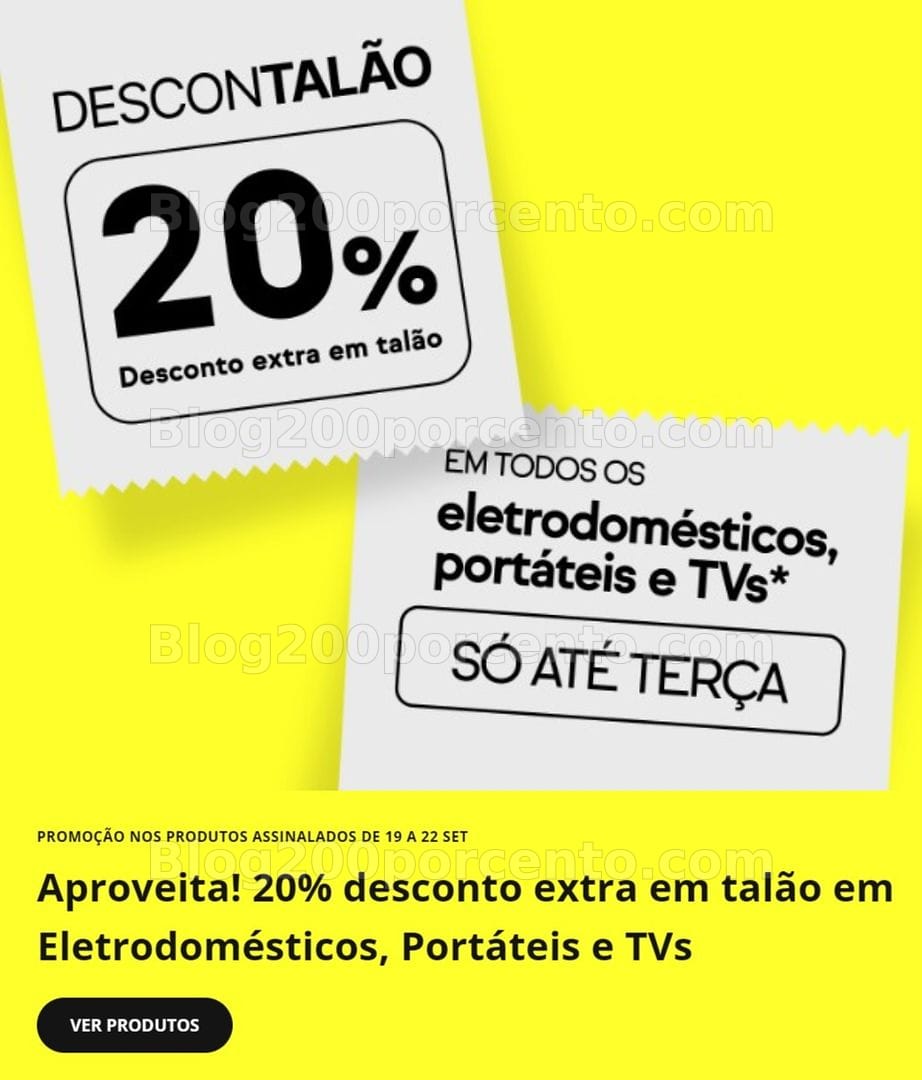 ALERTA - Descontalão WORTEN 20% desconto Fim de Semana - 19 a 22 setembro