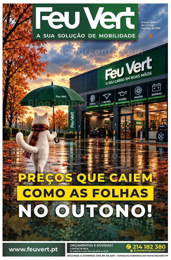 Antevisão Folheto FEU VERT Promoções de 1 a 21 outubro
