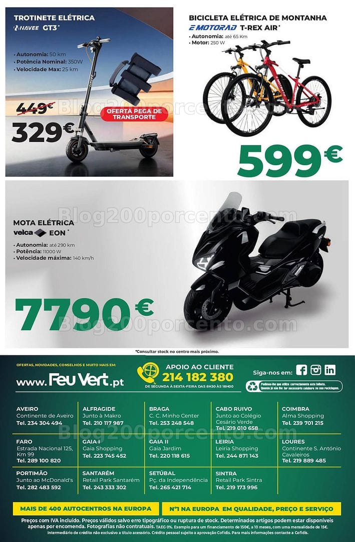 Antevisão Folheto FEU VERT Promoções de 1 a 21 outubro